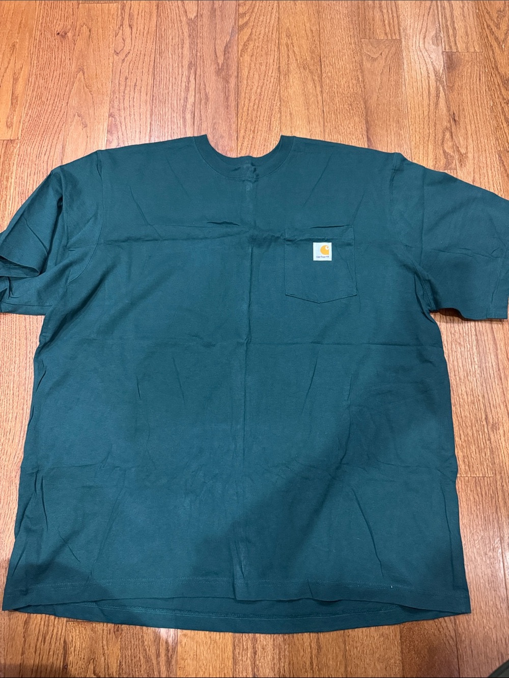 Carhartt Dark Green Short-Sleeve Pocket Tee